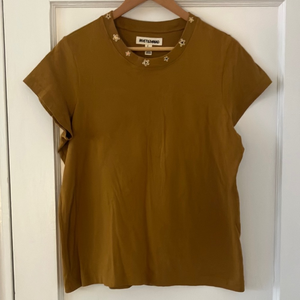 Madewell Rivet & Thread Tshirt L